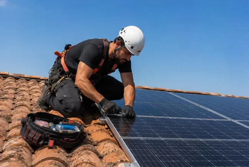 Maintenance et monitoring de panneaux solaires à Orange